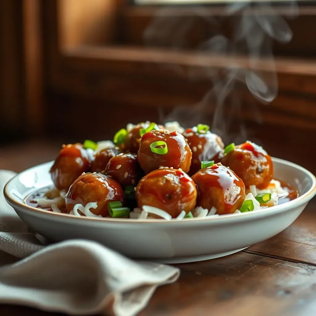 Making the Easiest Teriyaki Meatballs