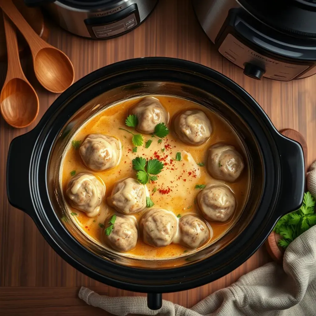 Making Your Easy Crockpot Swedish Meatballs: StepbyStep