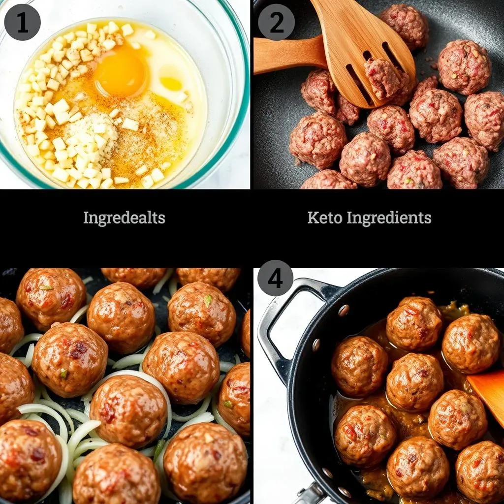 Making Your Keto Beef Meatballs: StepbyStep