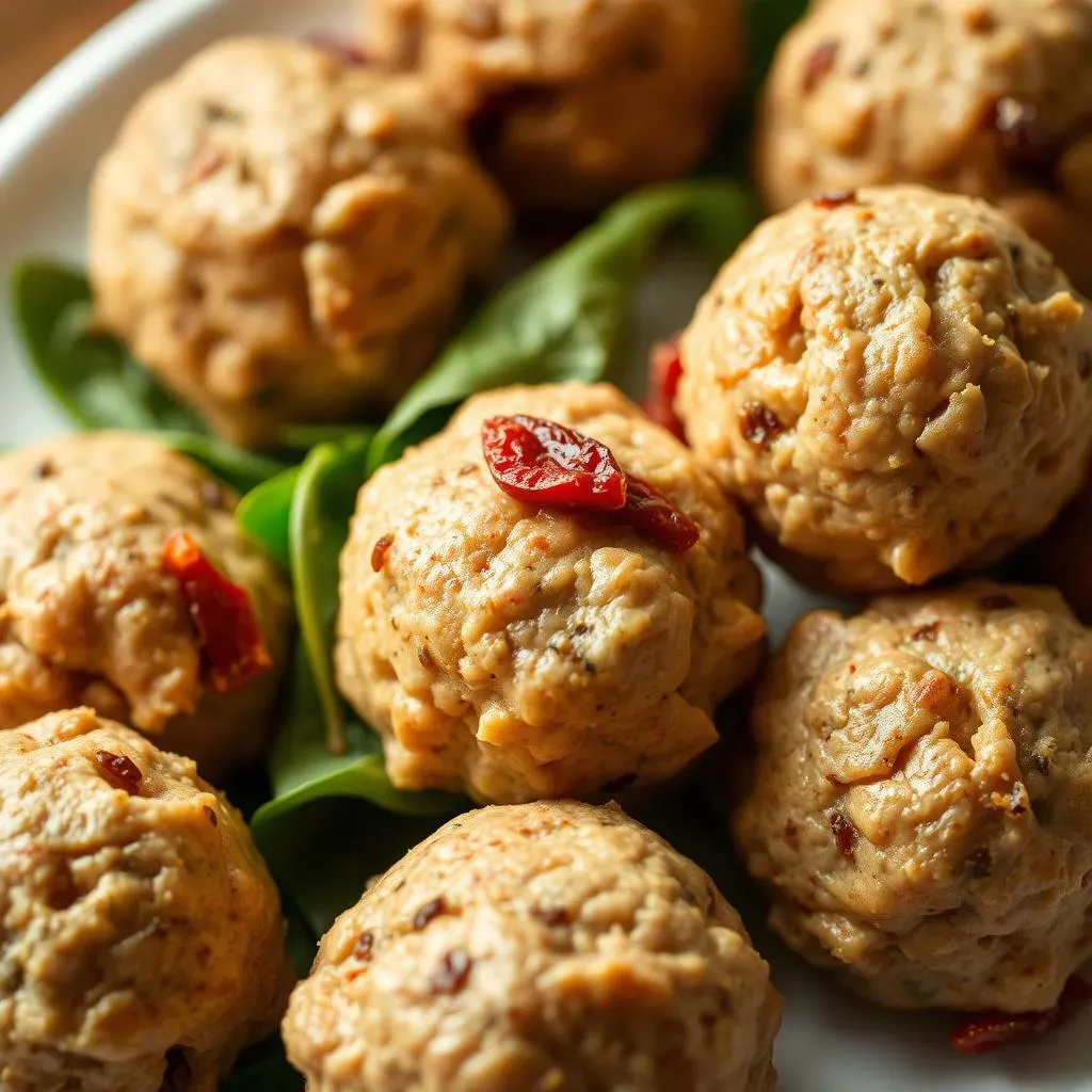 Making Your Tuscan Chicken Meatballs