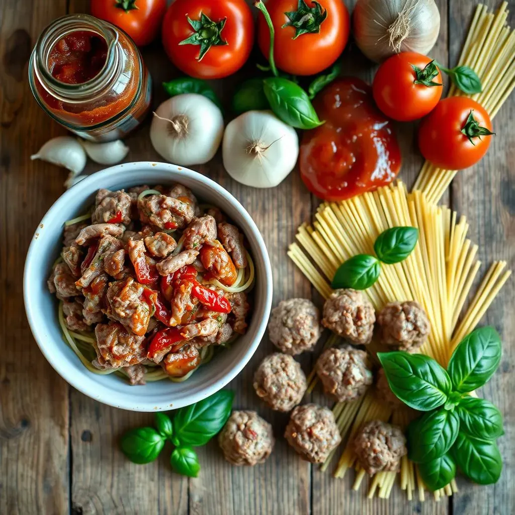 Mastering the Basics: Ingredients for Your Spaghetti and Meatballs Easy Recipe