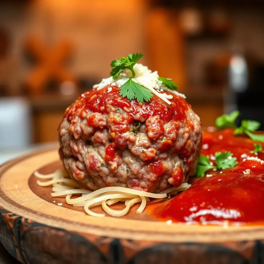 Ultimate Meatball Recipe: 1 lb Ground Beef