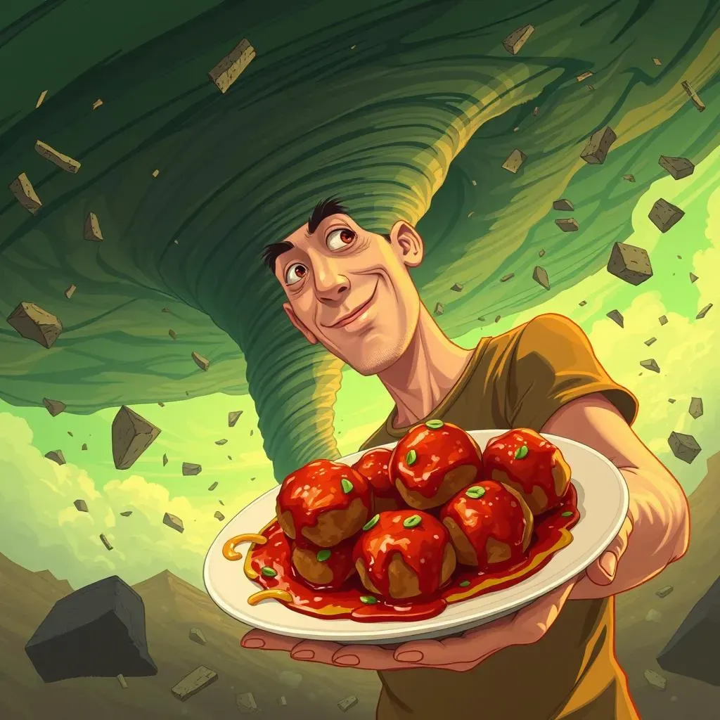 My Chicken Parmesan Meatball Tornado Story