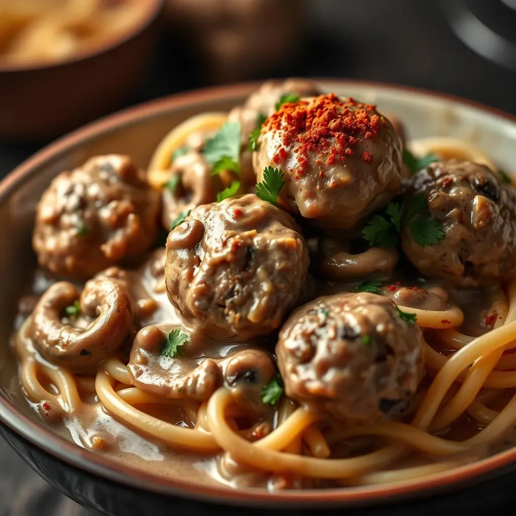 The Ultimate Recipe for Beef Stroganoff with Meatballs