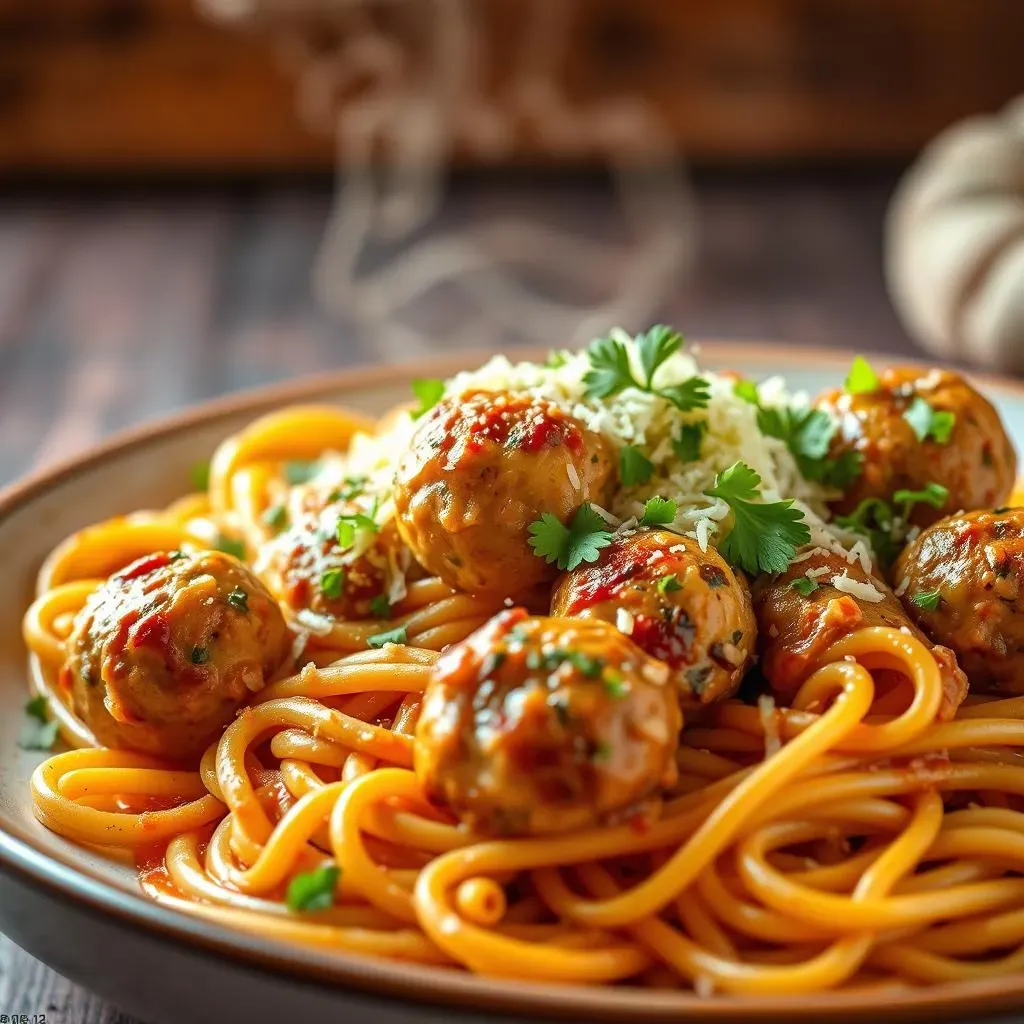 Amazing Recipes Using Chicken Meatballs: Garlic Herb Delight