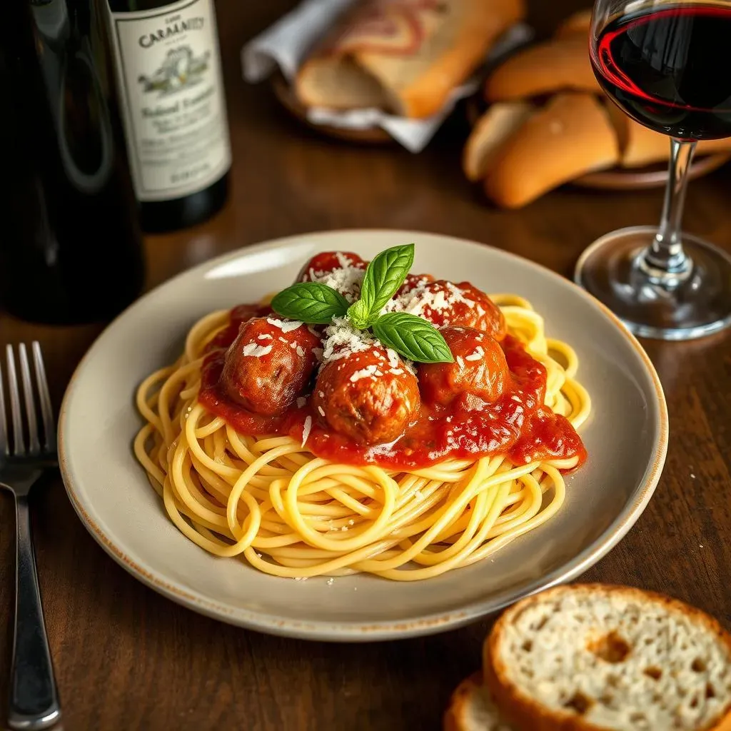 Serving and Enjoying Your Homemade Spaghetti and Meatballs