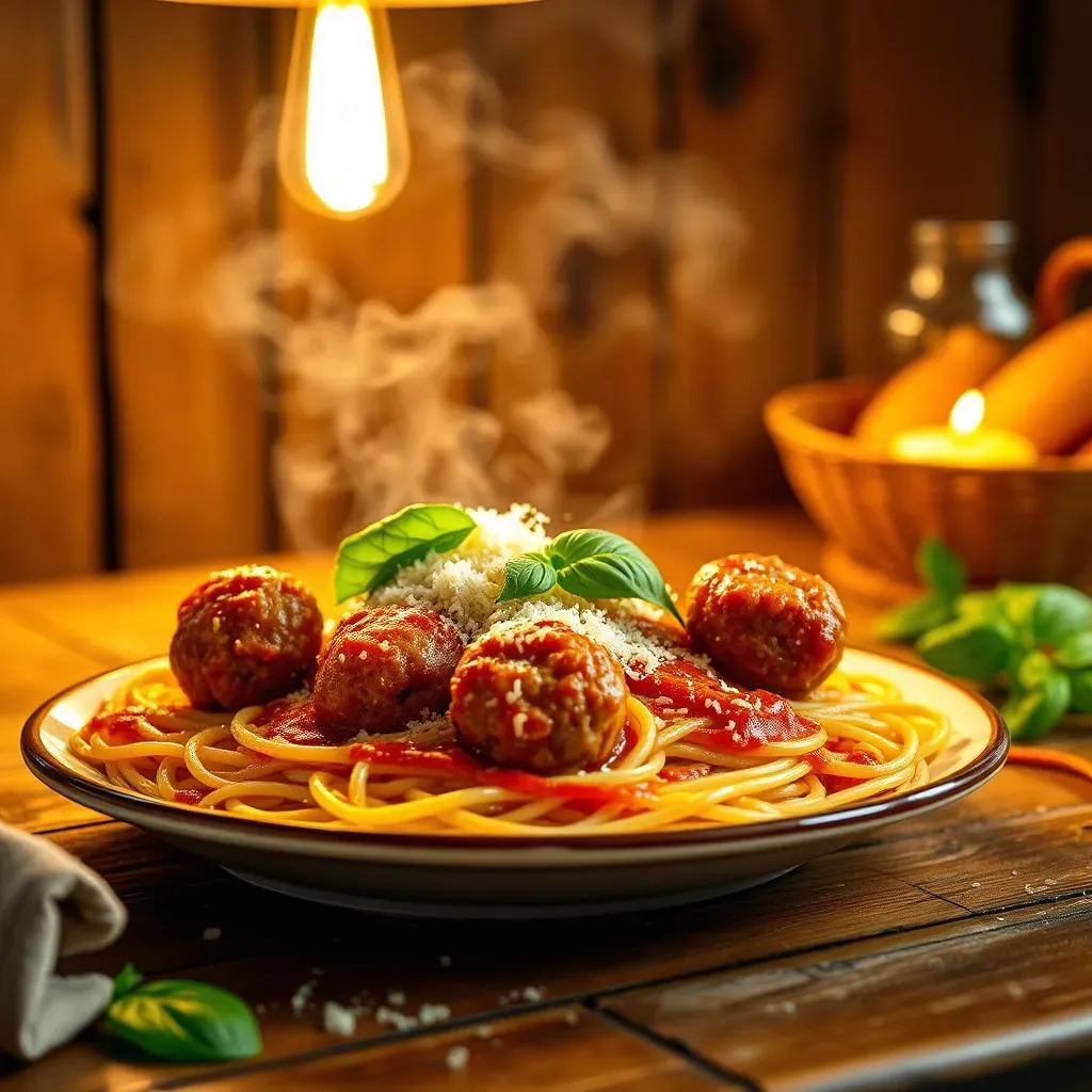 Serving and Enjoying Your Meatball and Spaghetti Recipe