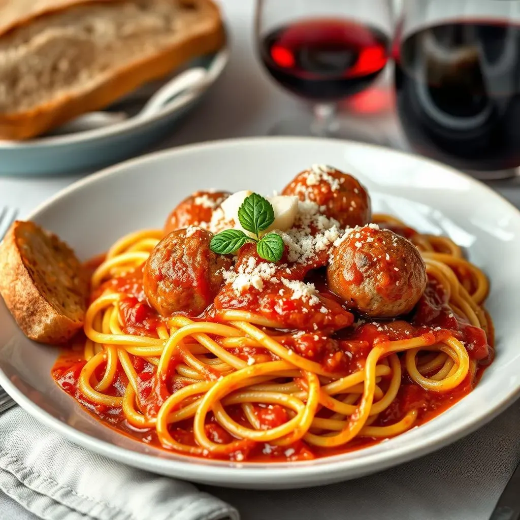 Serving and Enjoying Your Old Fashioned Spaghetti and Meatballs