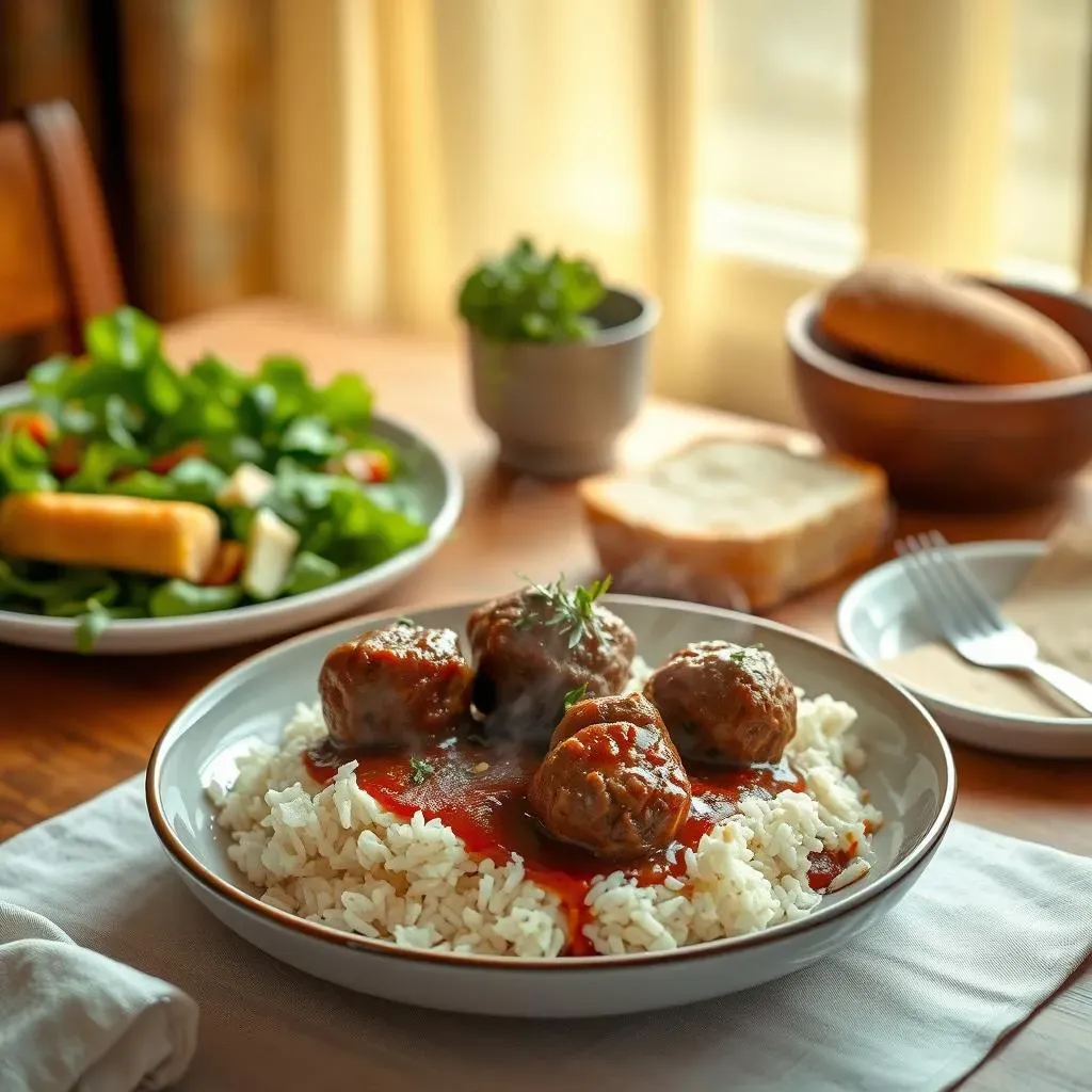 Serving and Enjoying Your Panlasang Pinoy Beef Meatballs