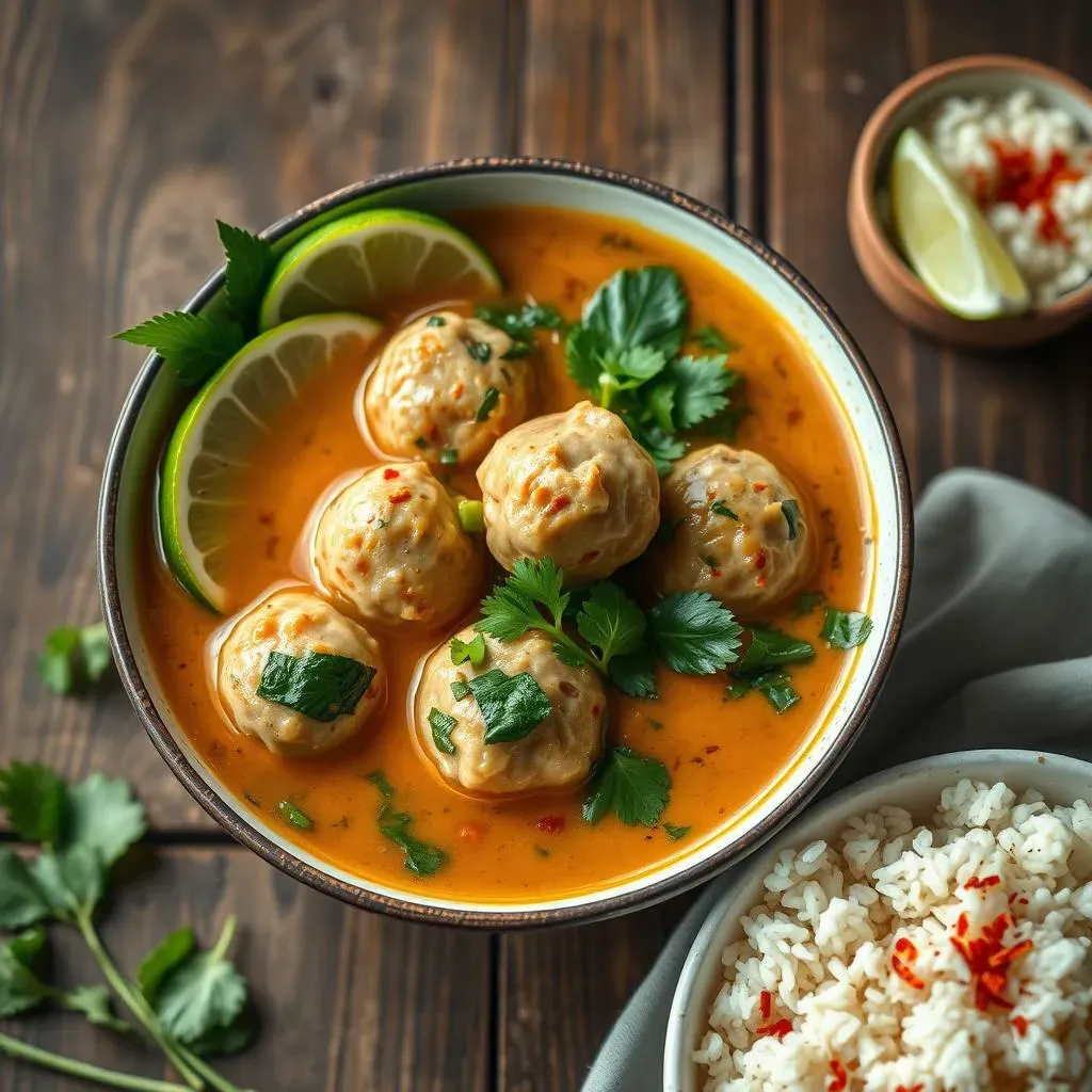 Serving and Enjoying Your Thai Chicken Meatball Masterpiece