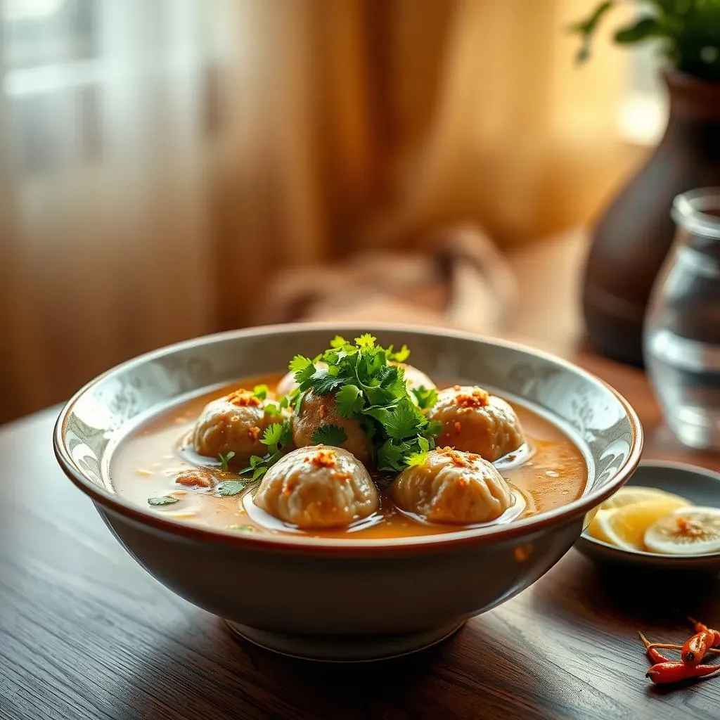 Serving and Storing Your Chicken Meatballs with Misua
