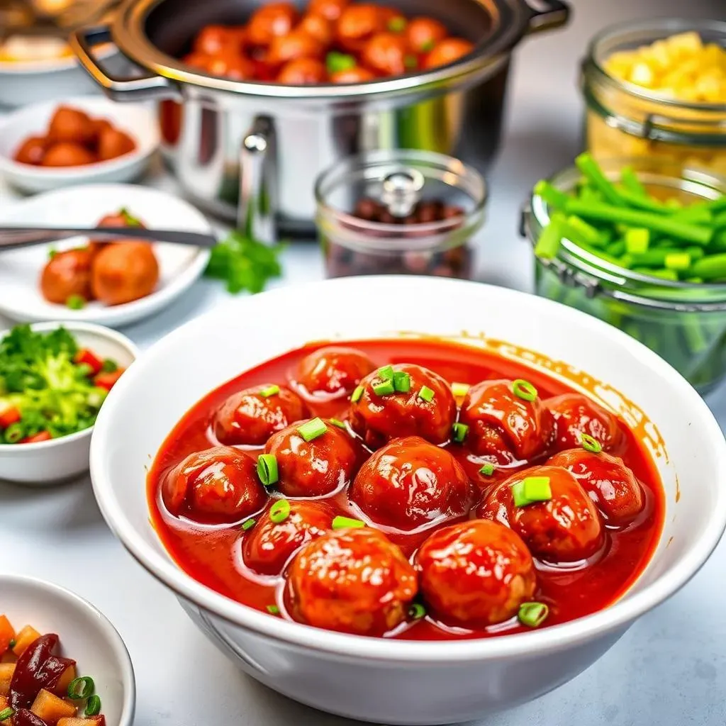 Serving and Storing Your Easy Cocktail Meatball Sauce Creation