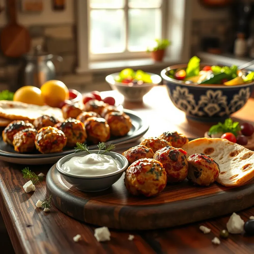 Serving and Storing Your Greek Chicken Meatball Creations