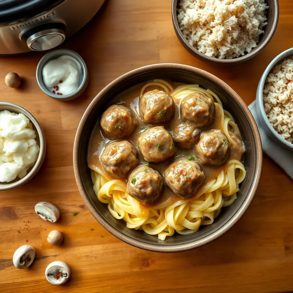 Serving Ideas & Tweaks for Your Crock Pot Swedish Meatball Recipe