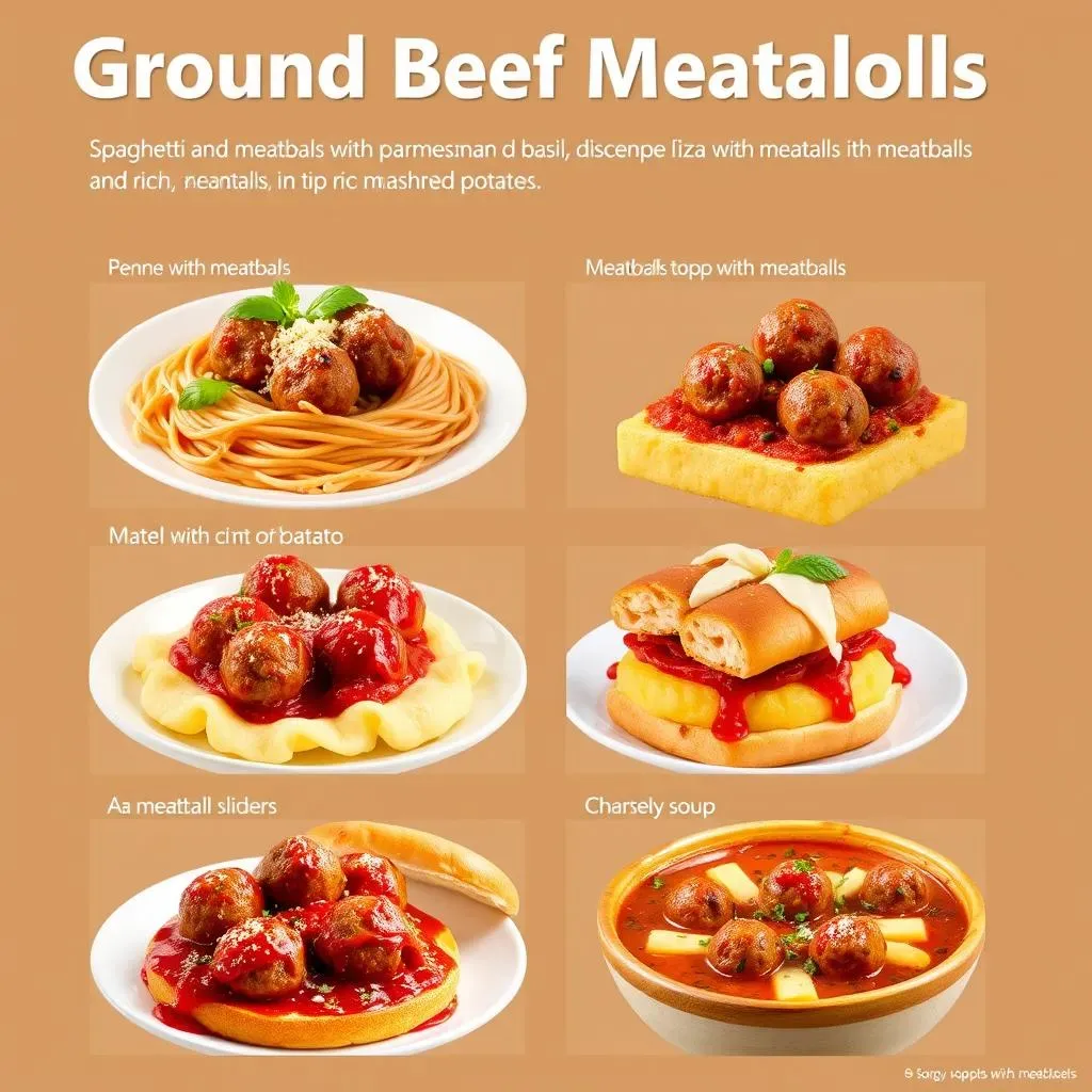 Serving Suggestions and Flavor Variations for Your Meatballs Recipe Ground Beef