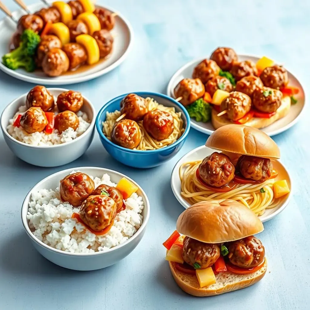 Serving Suggestions and Variations for Hawaiian Meatballs