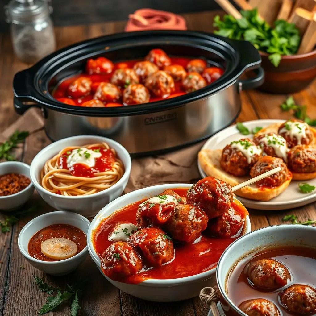 Serving Suggestions and Variations for Your Crockpot Meatball Recipe