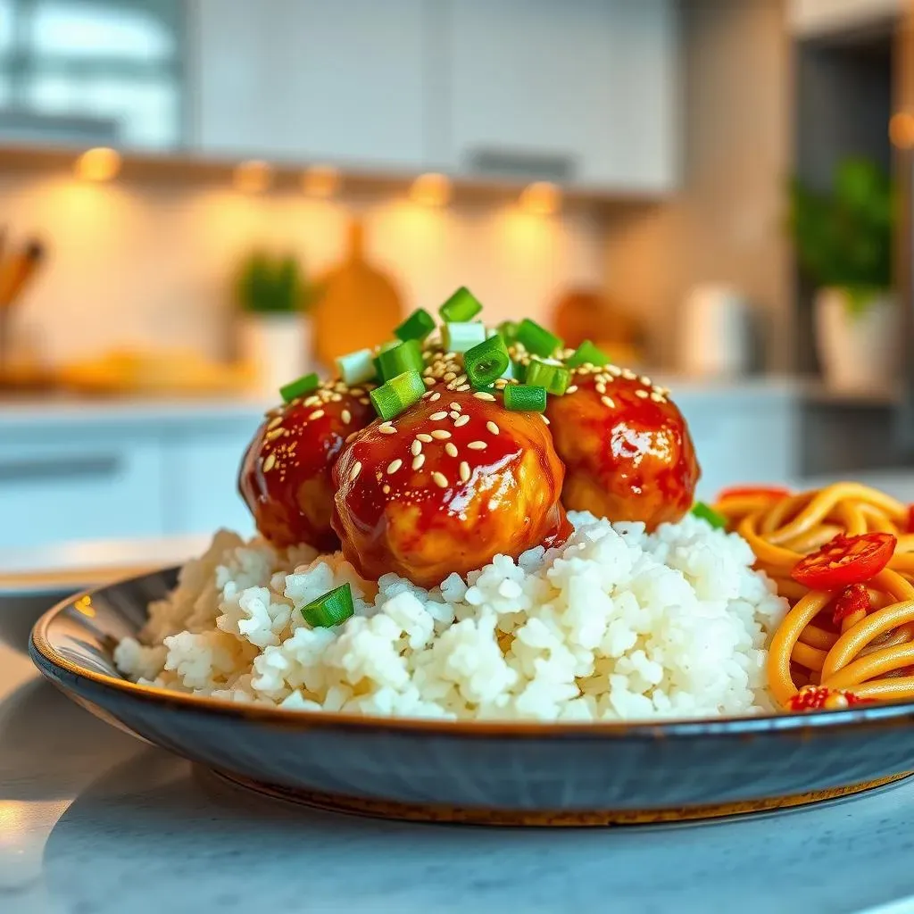 Serving Suggestions and Variations of Teriyaki Chicken Meatballs