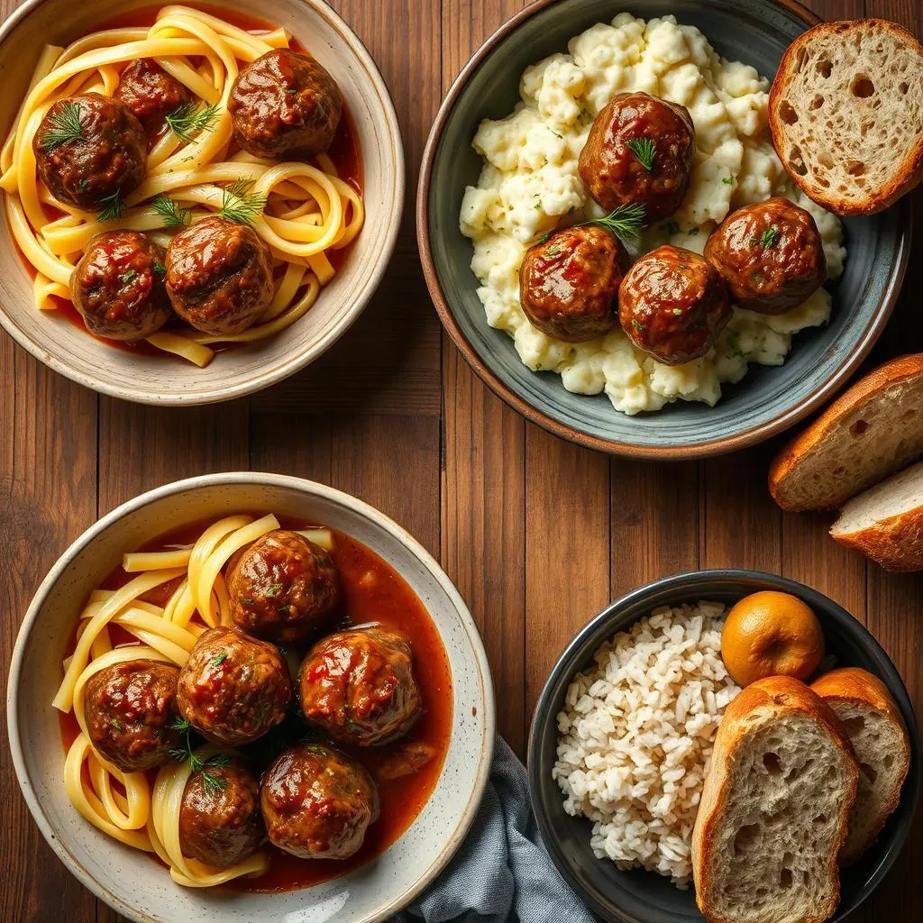 Serving Suggestions: Completing Your Easy Swedish Meatballs Slow Cooker Meal