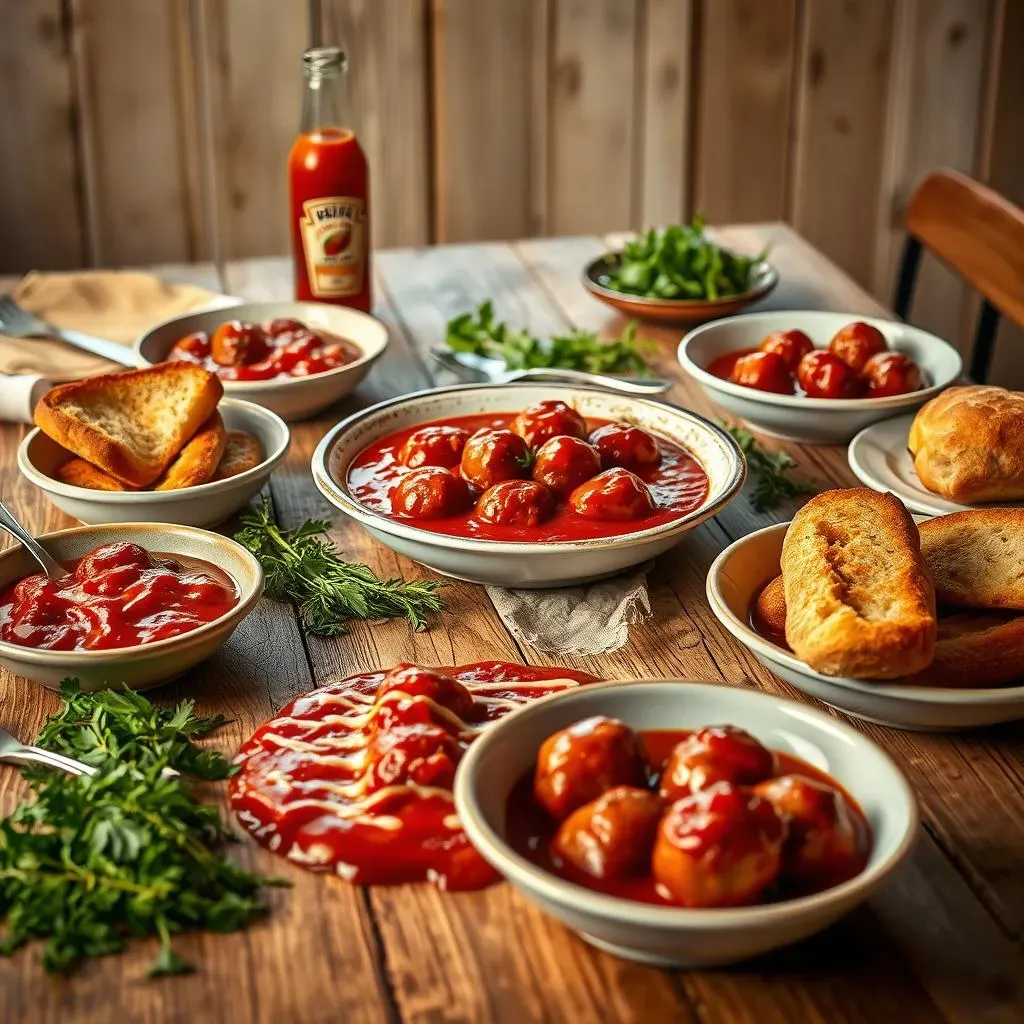 Serving Suggestions for Your Easy Meatball Sauce Recipe with Ketchup