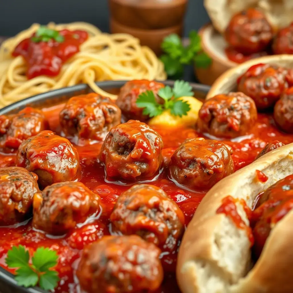 Serving Up Deliciousness: Meatball Recipe with Sausage & Beef