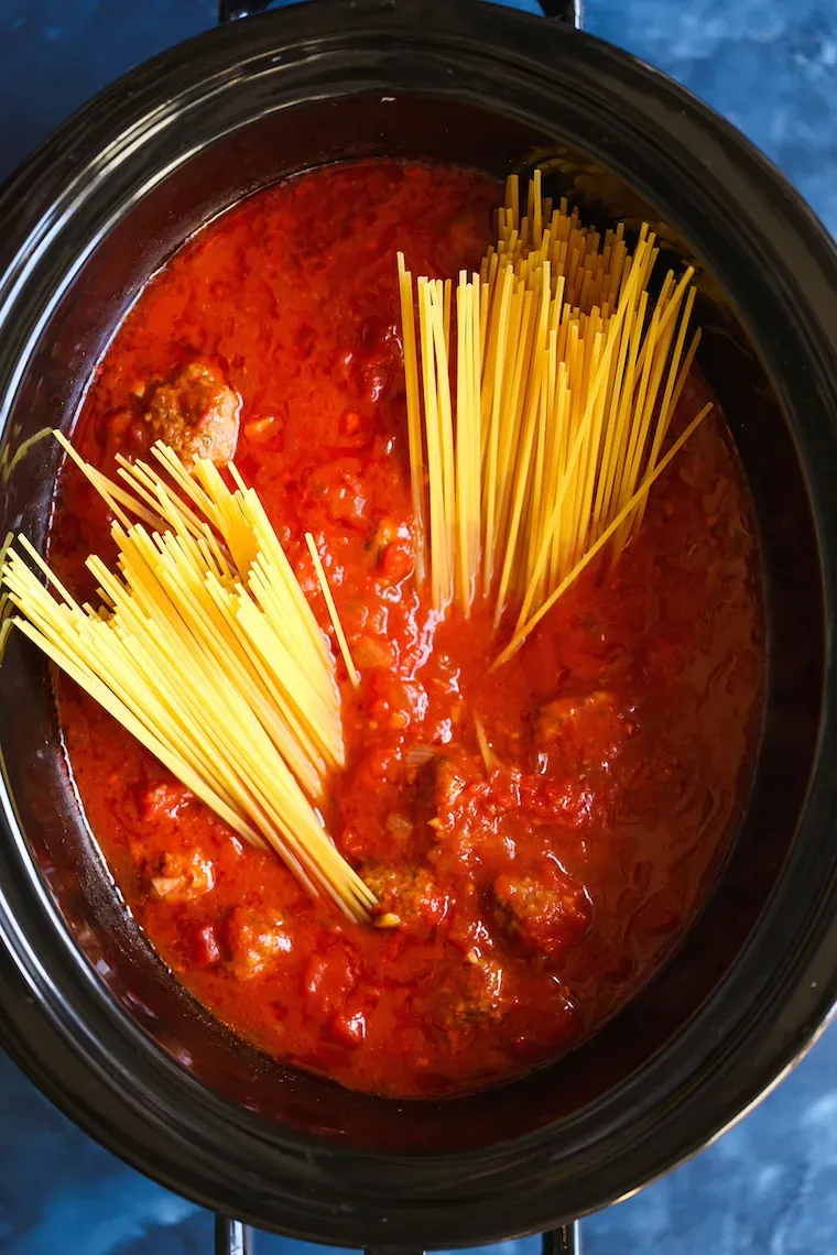 Serving Up Your Slow Cooker Spaghetti and Meatballs