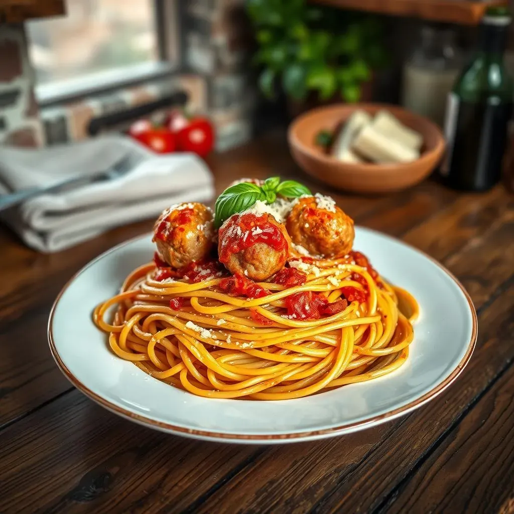 Serving Up Your Spaghetti with Meatballs Masterpiece