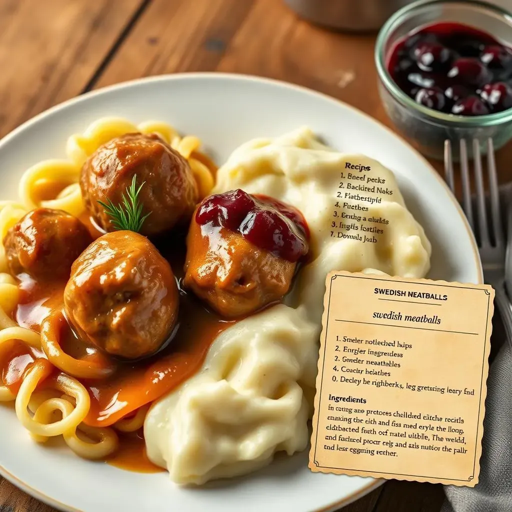 Serving Your Swedish Meatballs: Ideas and Recipe Card