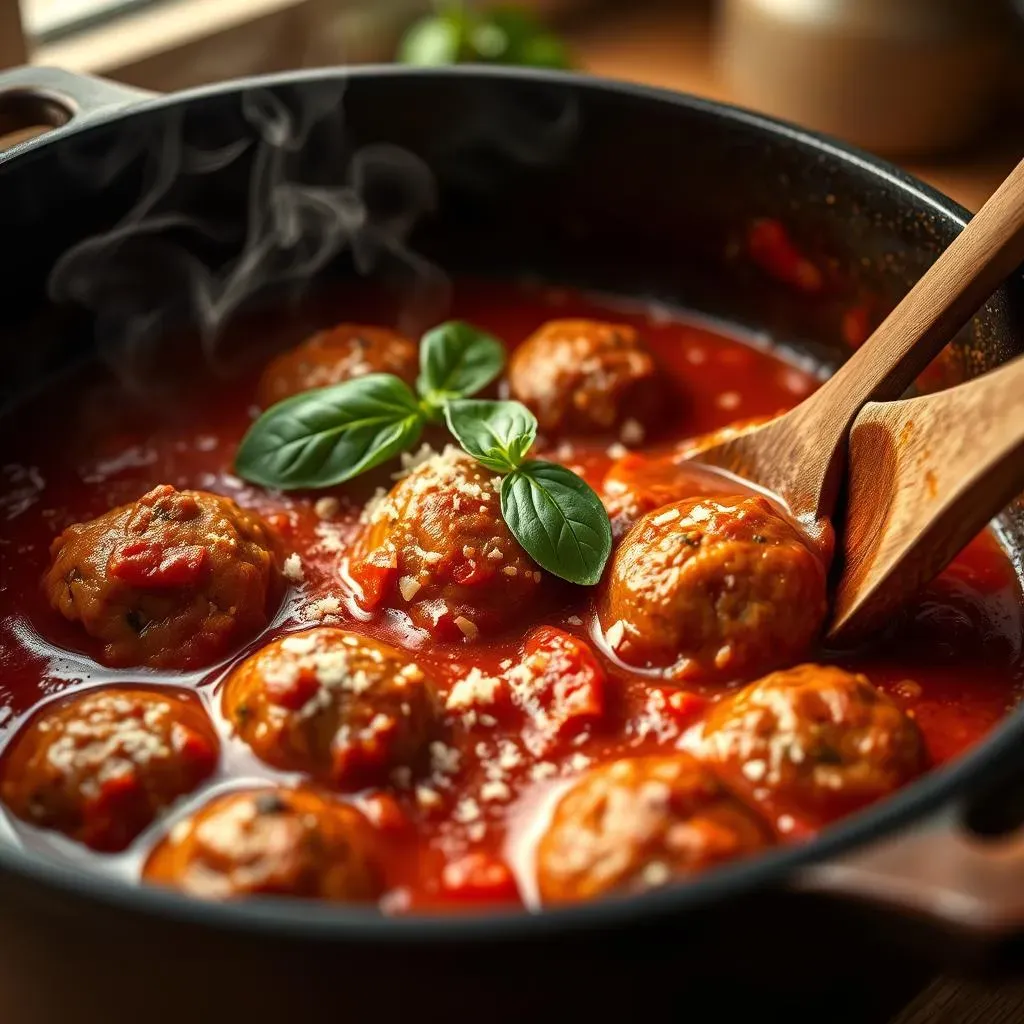 Simmering and Serving Your Homemade Italian Meatball Recipes