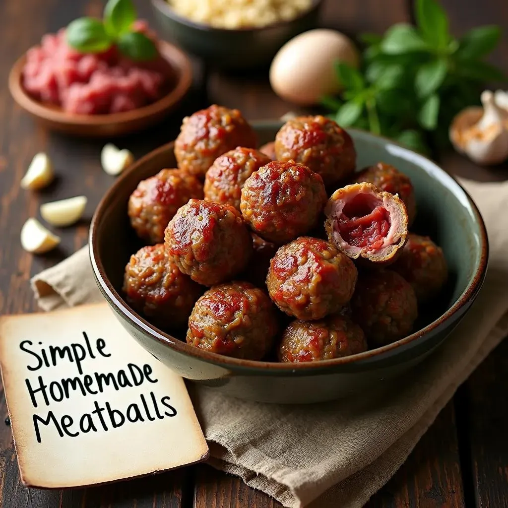 The Ultimate Simple Homemade Meatball Recipe You'll Ever Need