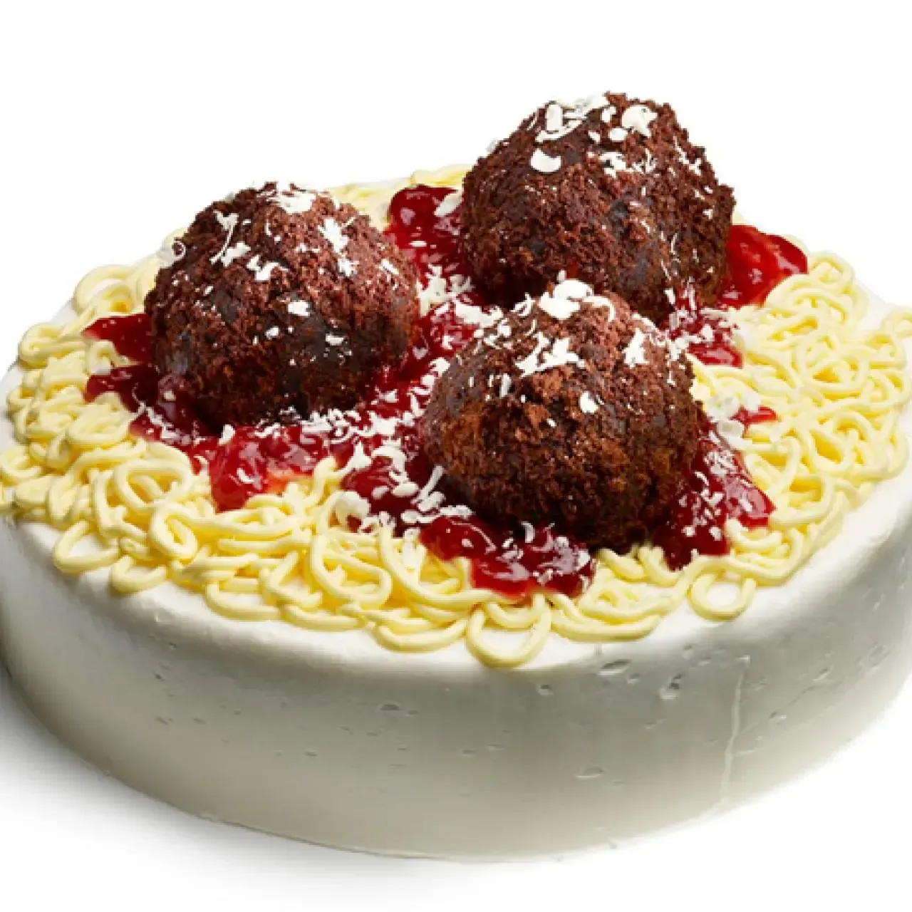 Perfect spaghetti and meatball cake recipe revealed