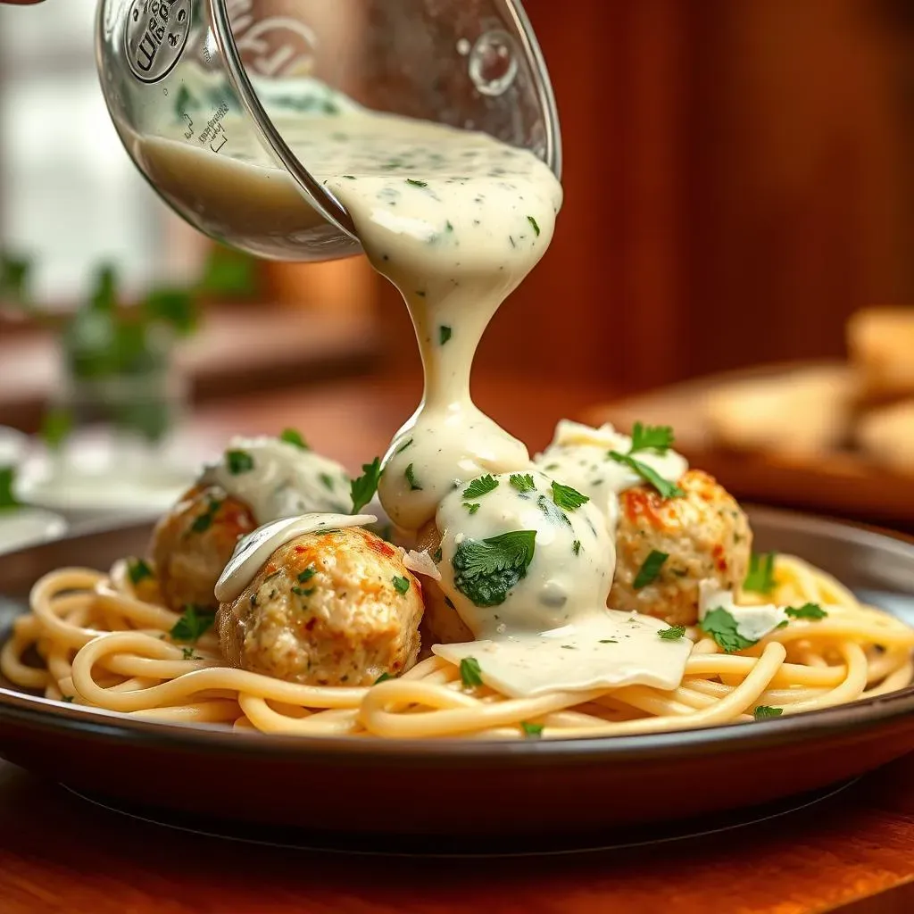 Spinach Alfredo Sauce: A Creamy Companion for Chicken Ricotta Meatballs