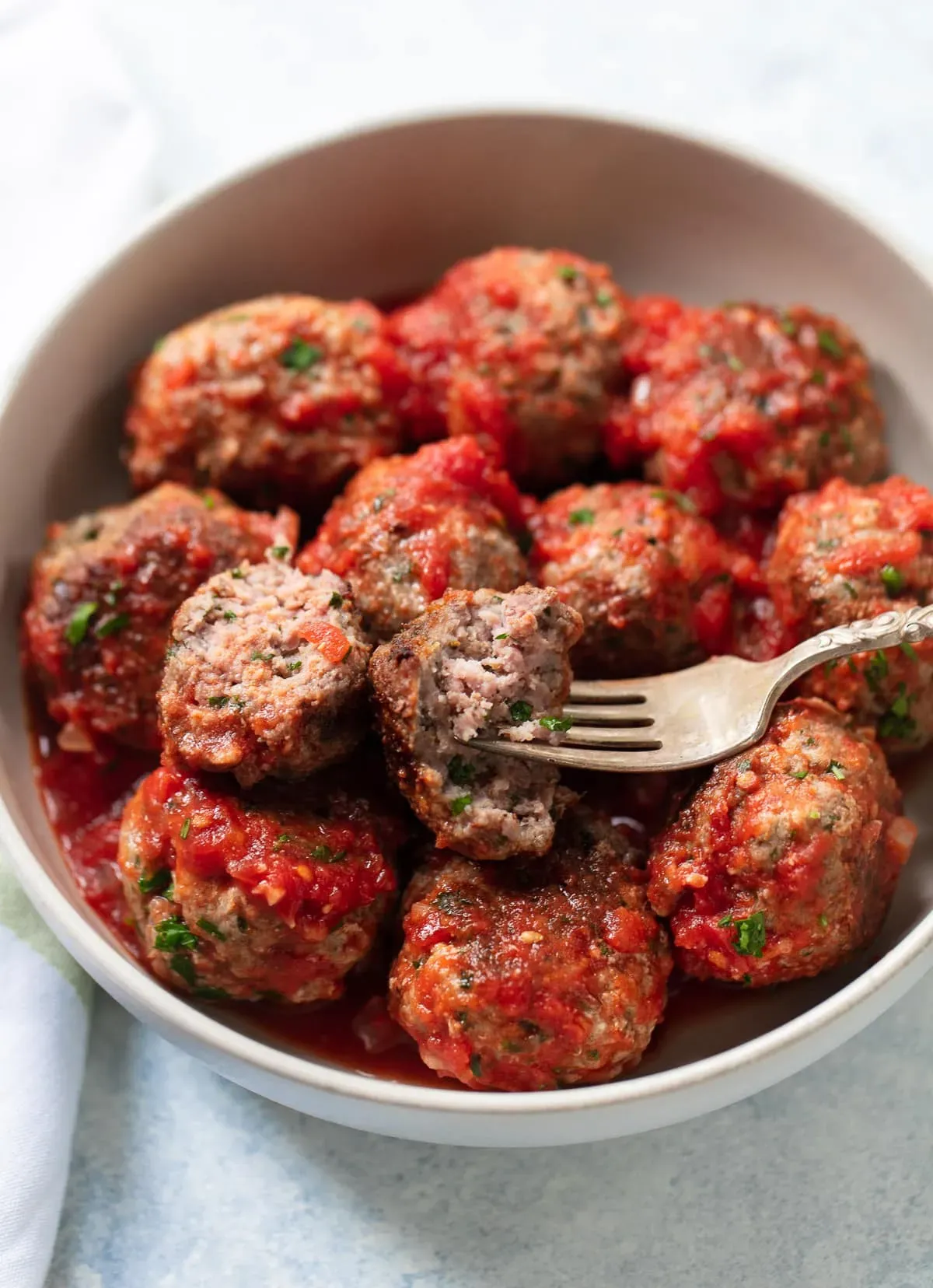 Starting with Frozen Italian Style Meatballs