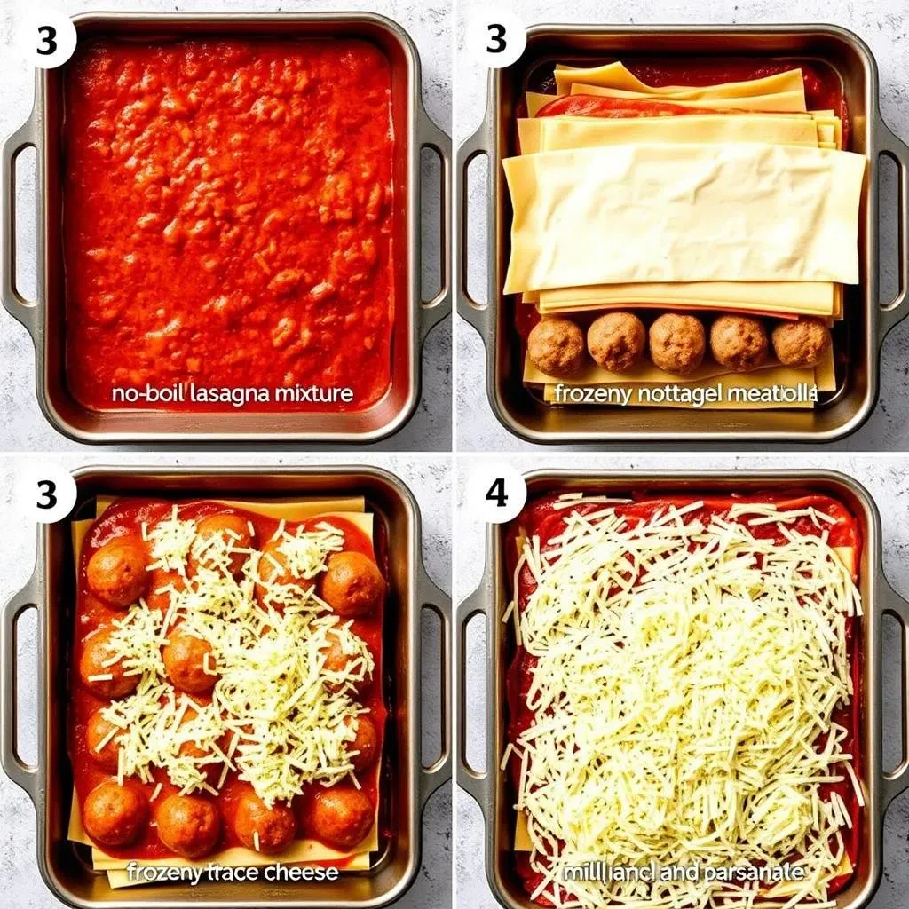 StepbyStep Guide to Assembling Your Easy Meatball Lasagna