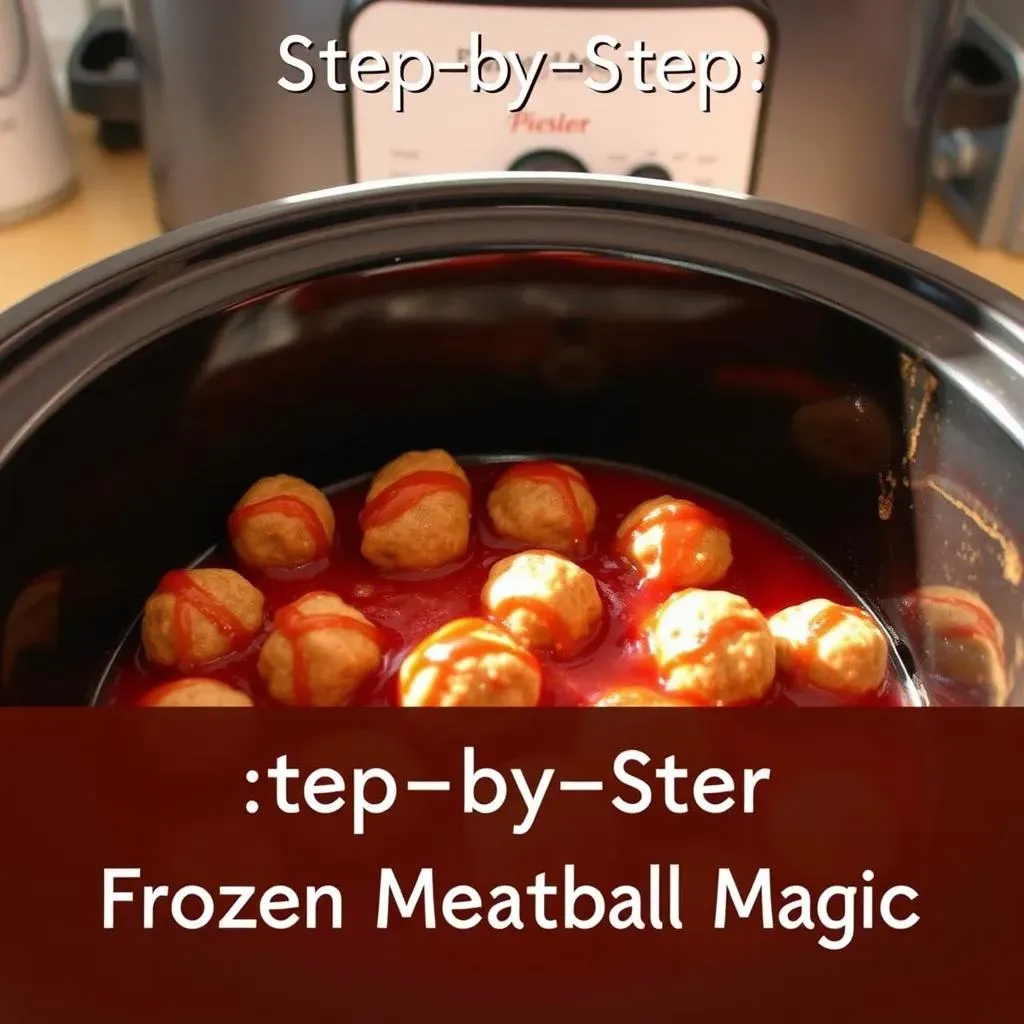 StepbyStep: How to Make Easy Frozen Meatball Slow Cooker Magic