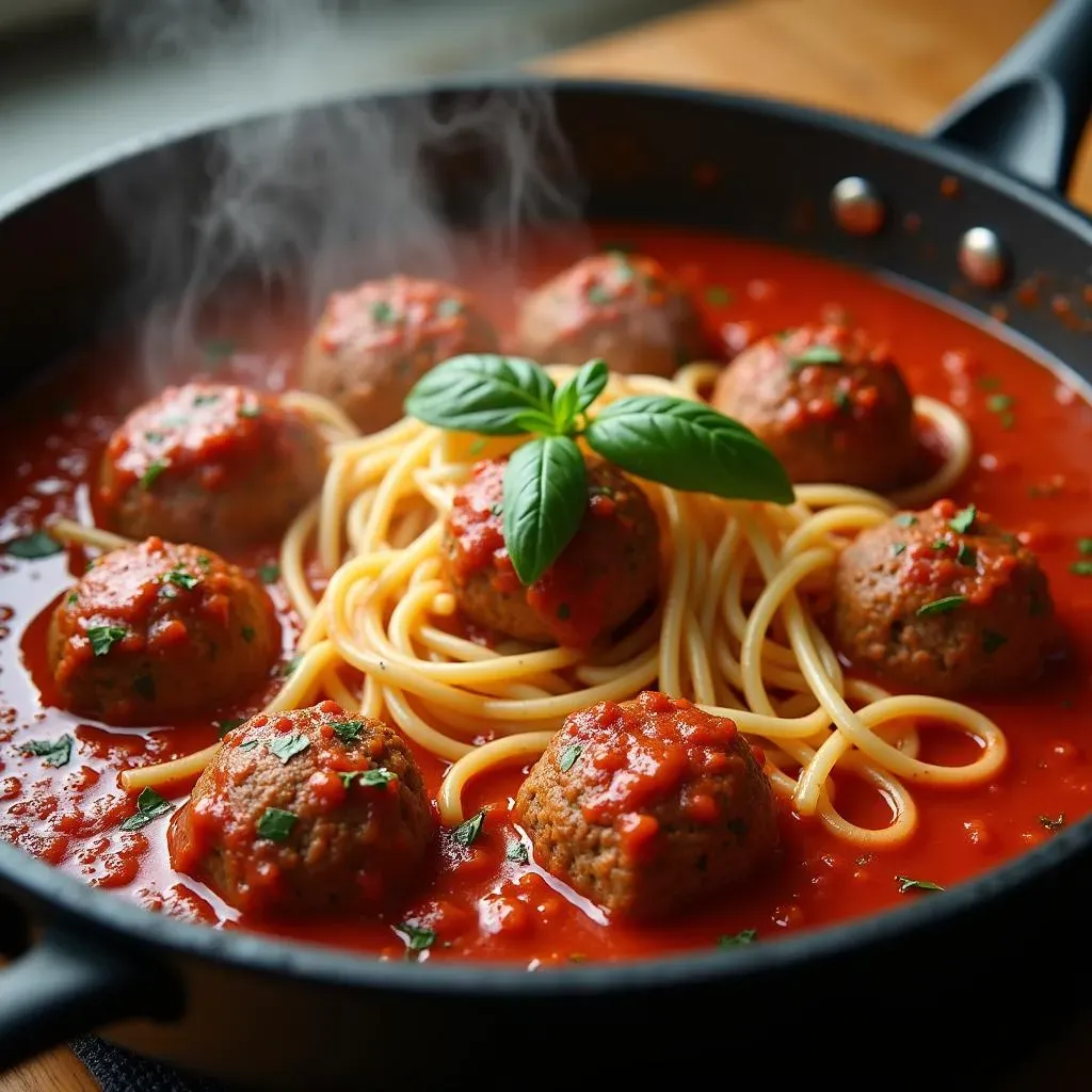 StepbyStep: Making Spaghetti with Homemade Meatballs