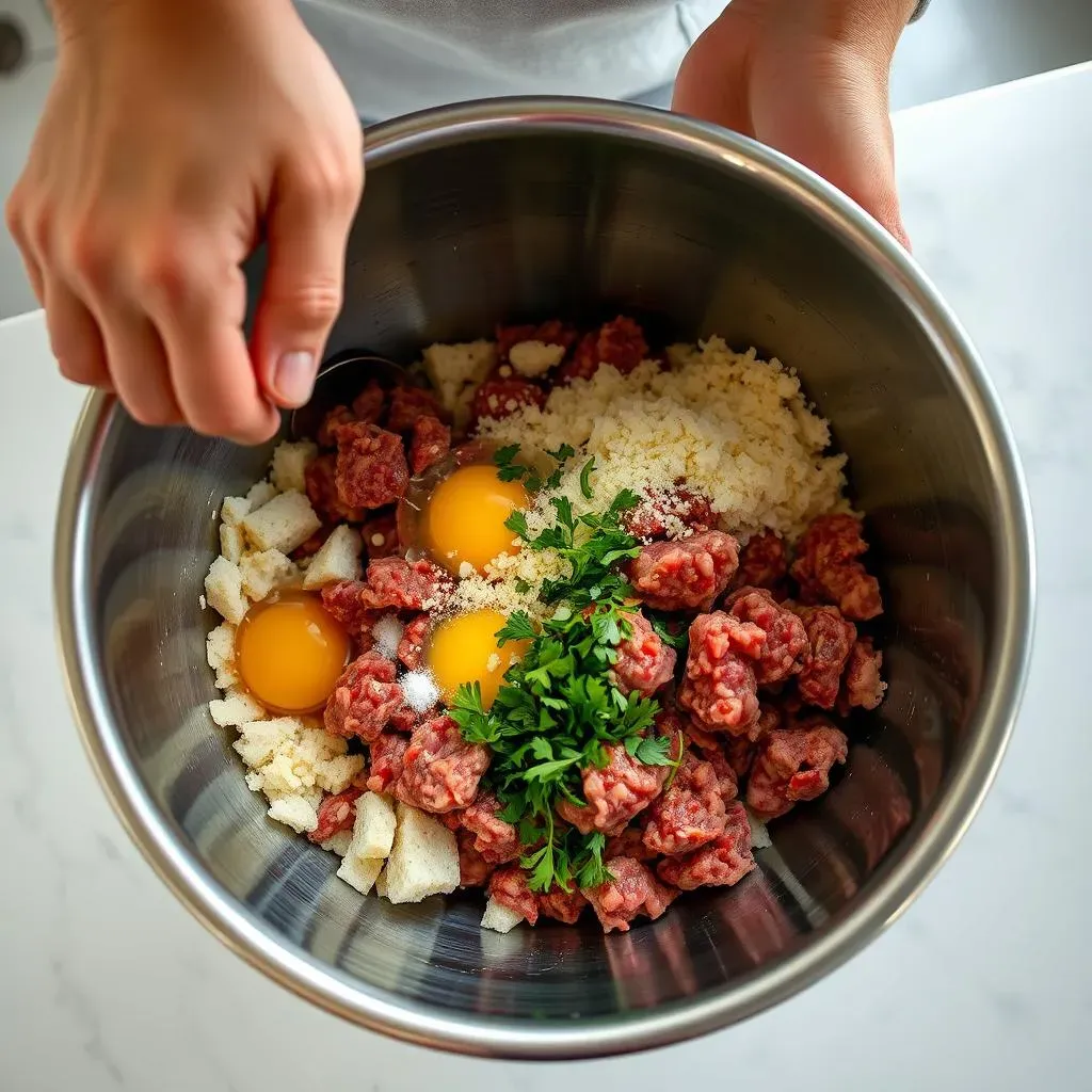 StepbyStep: Making the Easiest, Moistest Meatballs