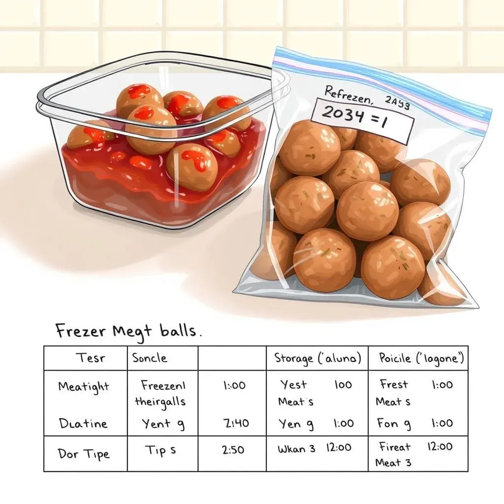 Storing and Freezing Your Meatballs