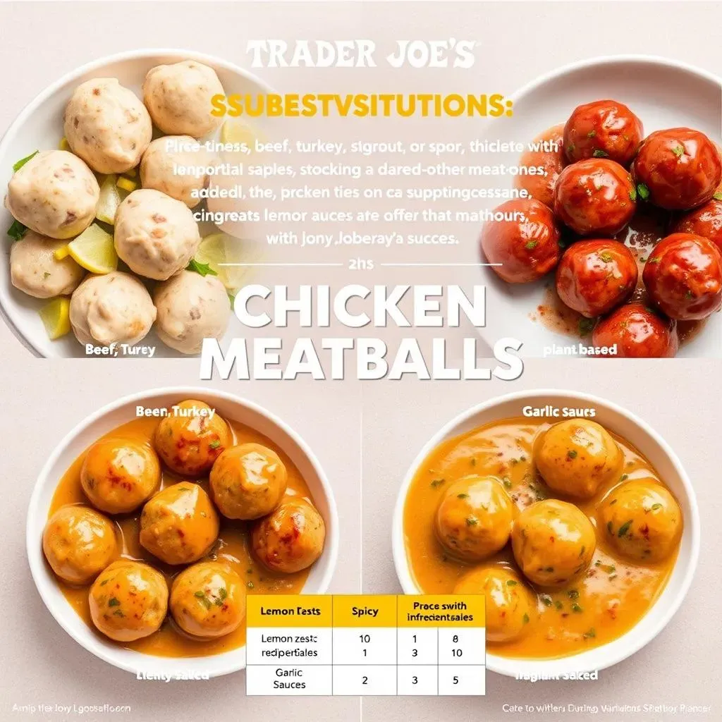 Substitutions and Variations for Trader Joe's Chicken Meatballs