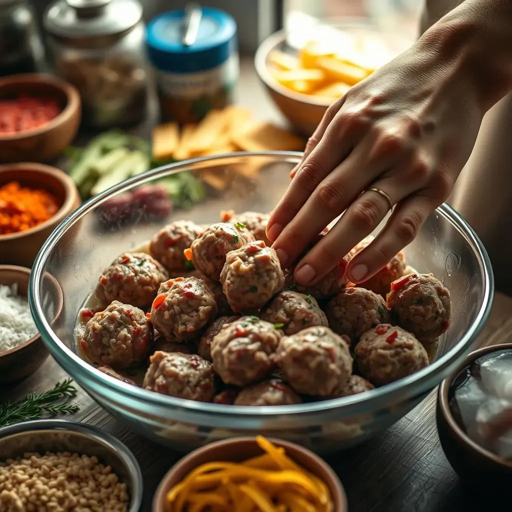 The Art of the Meatball: Mixing and Shaping