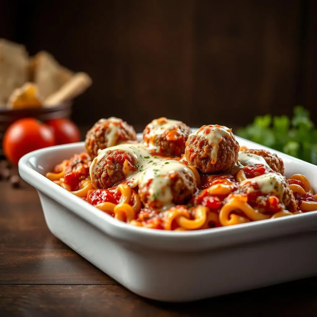 The Best Beef Meatball Casserole Recipe