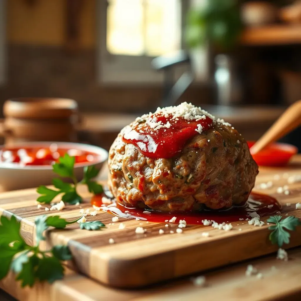 The Best Meatball Recipe: 1 lb Beef