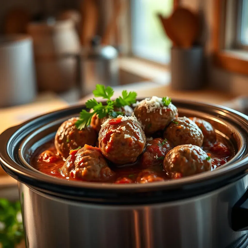 The Easiest Crockpot Meatball Recipe Ever