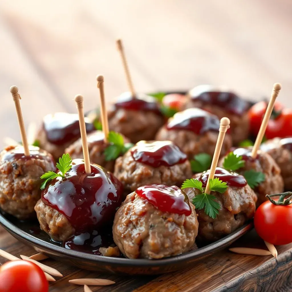 The Easiest Easy Meatball Appetizer Recipe with Grape Jelly