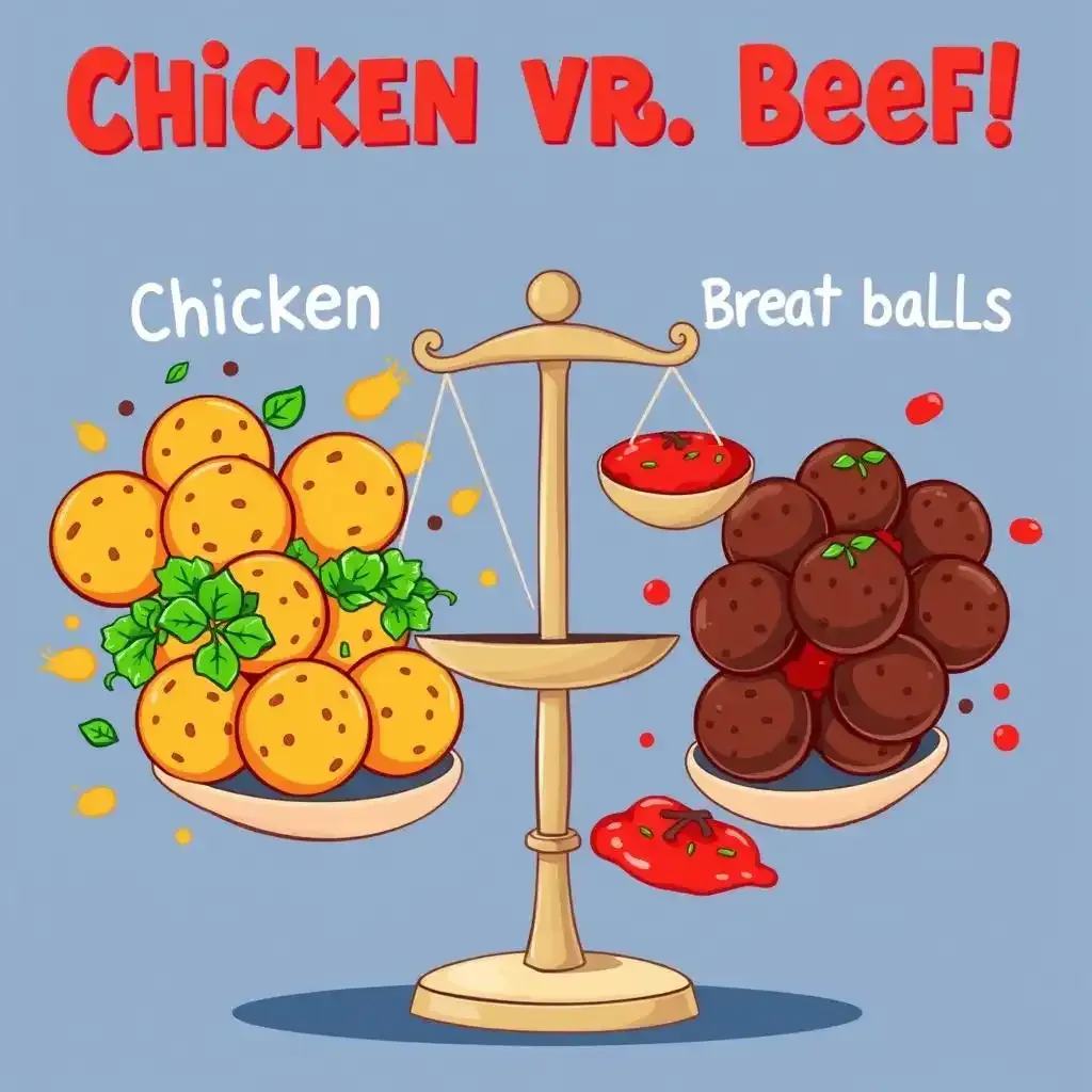 The Nutritional Showdown Chicken Meatballs Vs Beef Meatballs