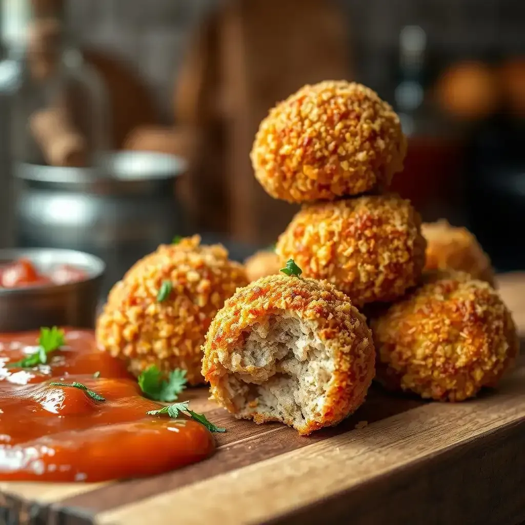 The Secret To Extra Crispy Air Fryer Meatballs