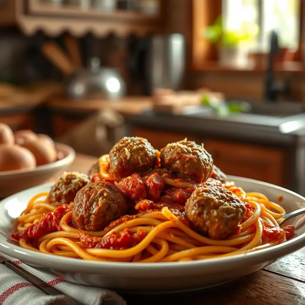 The Secret to Old Fashioned Spaghetti and Meatballs