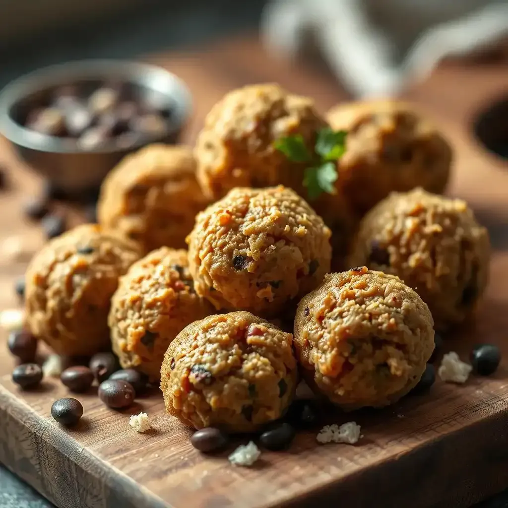 The Secret To Perfectly Fluffy Black Bean Vegan Meatballs