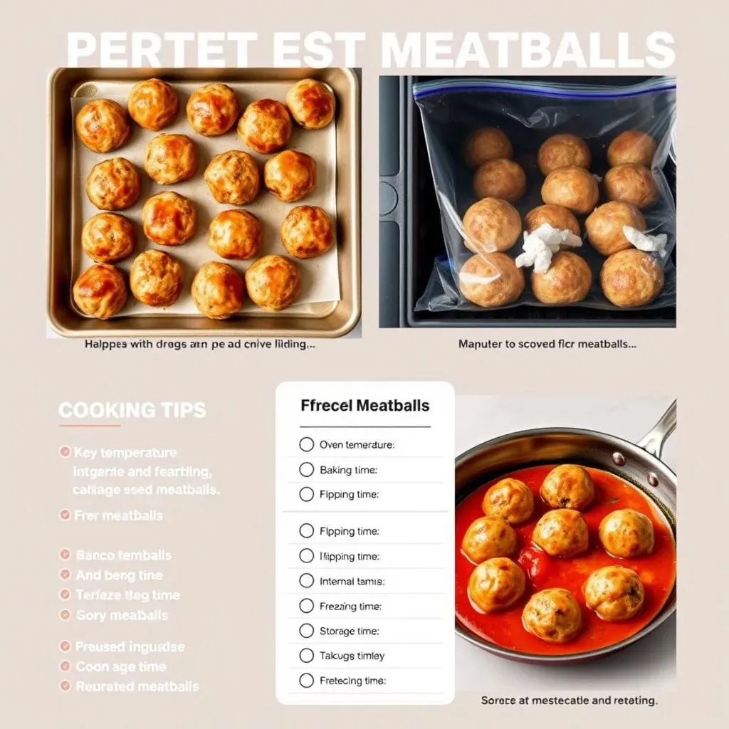 Tips for Cooking and Storing Your Simple Easy Meatballs