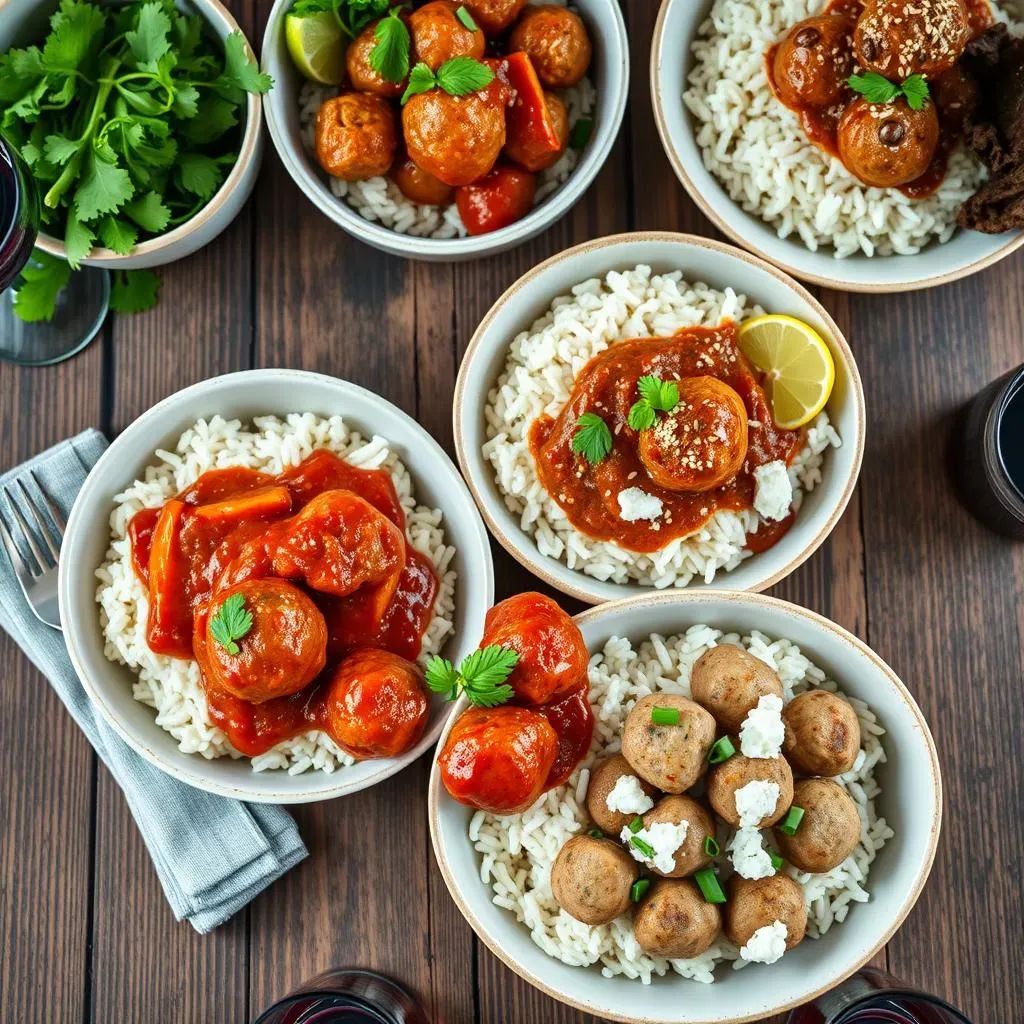 Variations and Serving Suggestions for Meatball and Rice